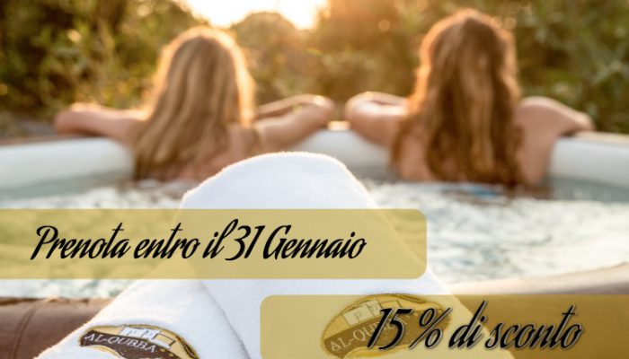 Prenota entro il 31 Gennaio e per te il 15% di sconto sul listino