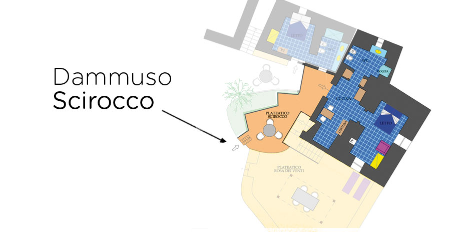 Dammuso Scirocco | floor plan
