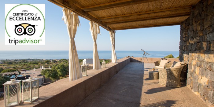 Pantelleria: Dammusi Al-Qubba certificato eccellenza Tripadvisor 2016